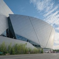 Metal-clad theatre in China