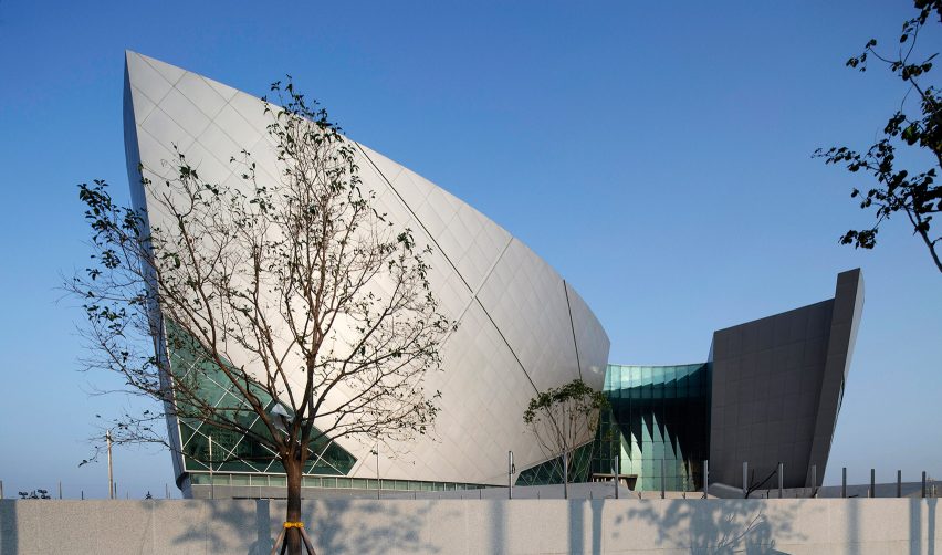 Exterior of Zhengzhou Grand Theatre in China