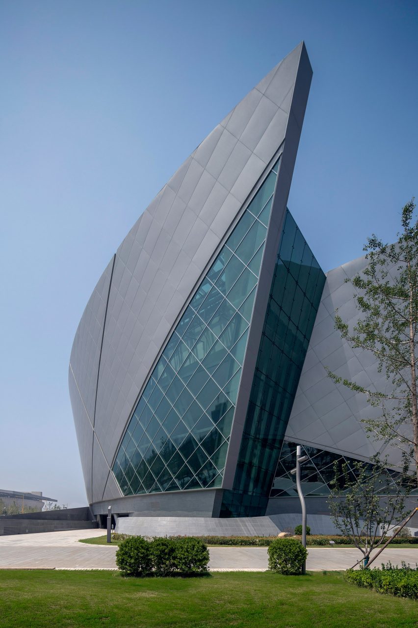 Exterior of Zhengzhou Grand Theatre in China