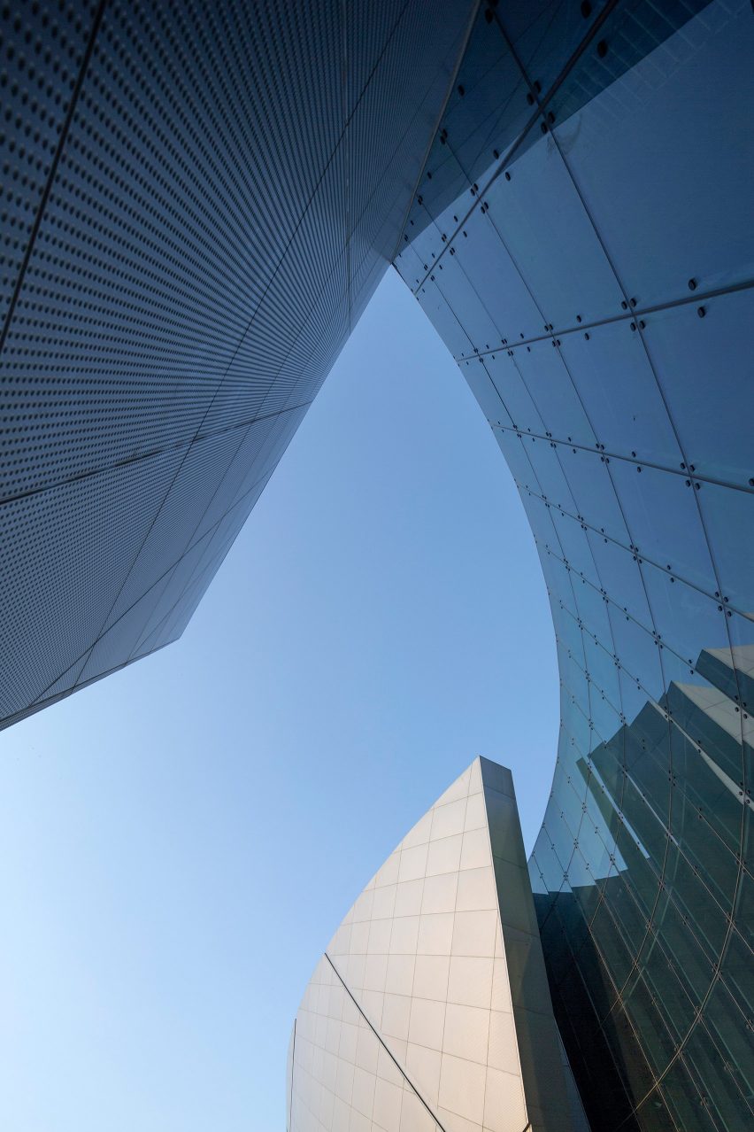 Exterior of Zhengzhou Grand Theatre in China