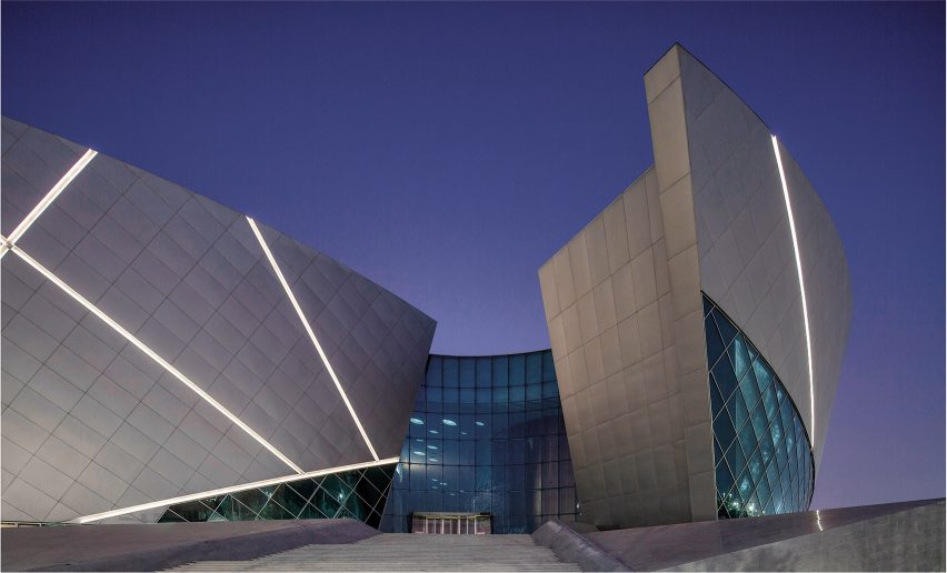 Exterior of Zhengzhou Grand Theatre in China