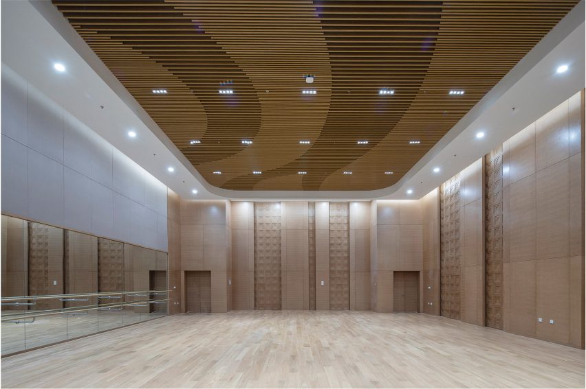 Interior of Zhengzhou Grand Theatre in China