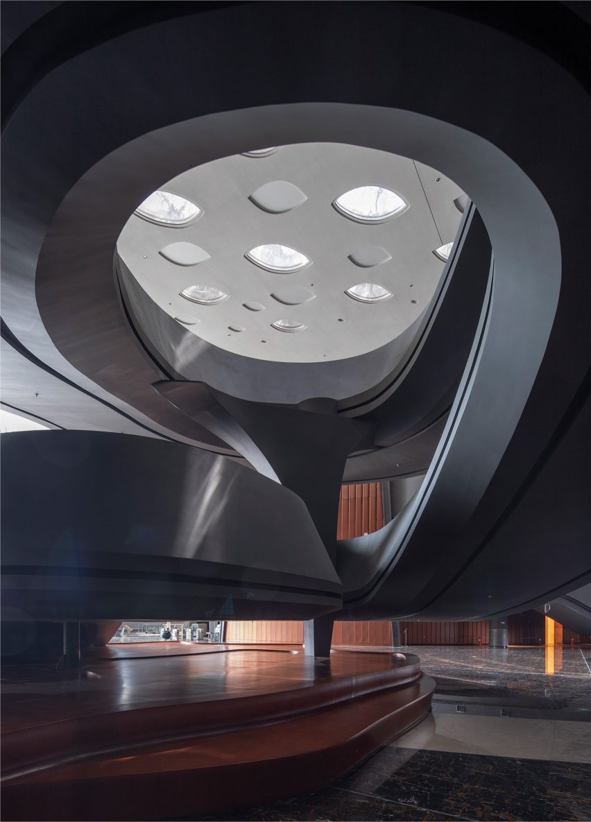 Interior of Zhengzhou Grand Theatre in China