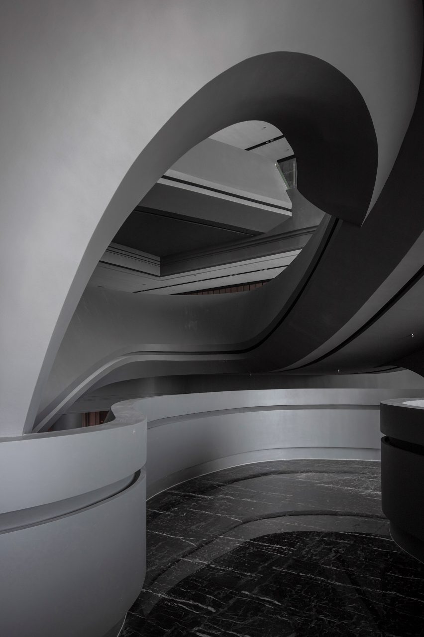 Interior of Zhengzhou Grand Theatre in China