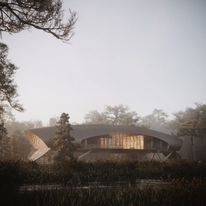 House for a Fly Fisherman by Kin Creatives and Matt Architecture