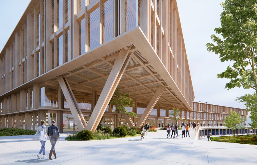 3XN's timber Ecotope at EPFL's Innovation Park