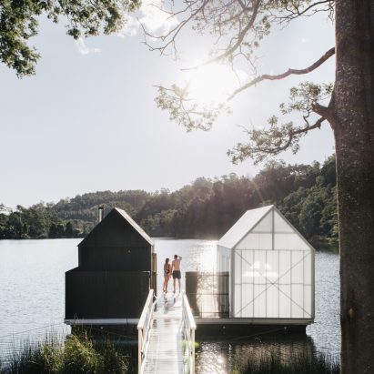Floating Sauna Derby by Licht Architecture