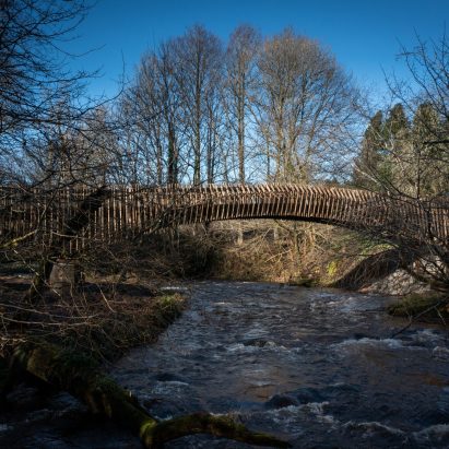 Doune Castle: Ardoch Burn Crossing by HES