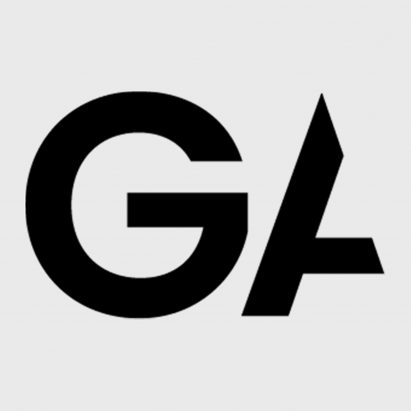 A photograph of the logo of the GRAY Awards in a large black font