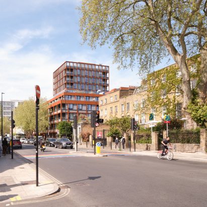 Hackney Road Development by Hawkins\Brown