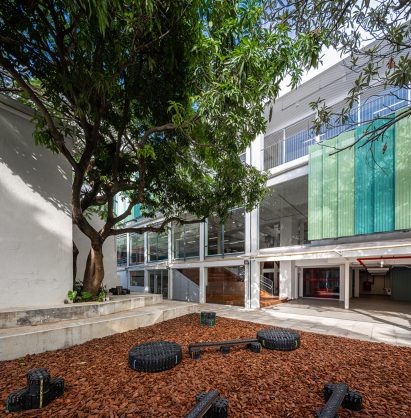 School facade