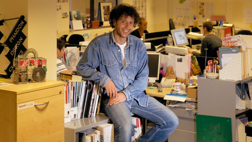 Marcus Fairs at the Icon offices