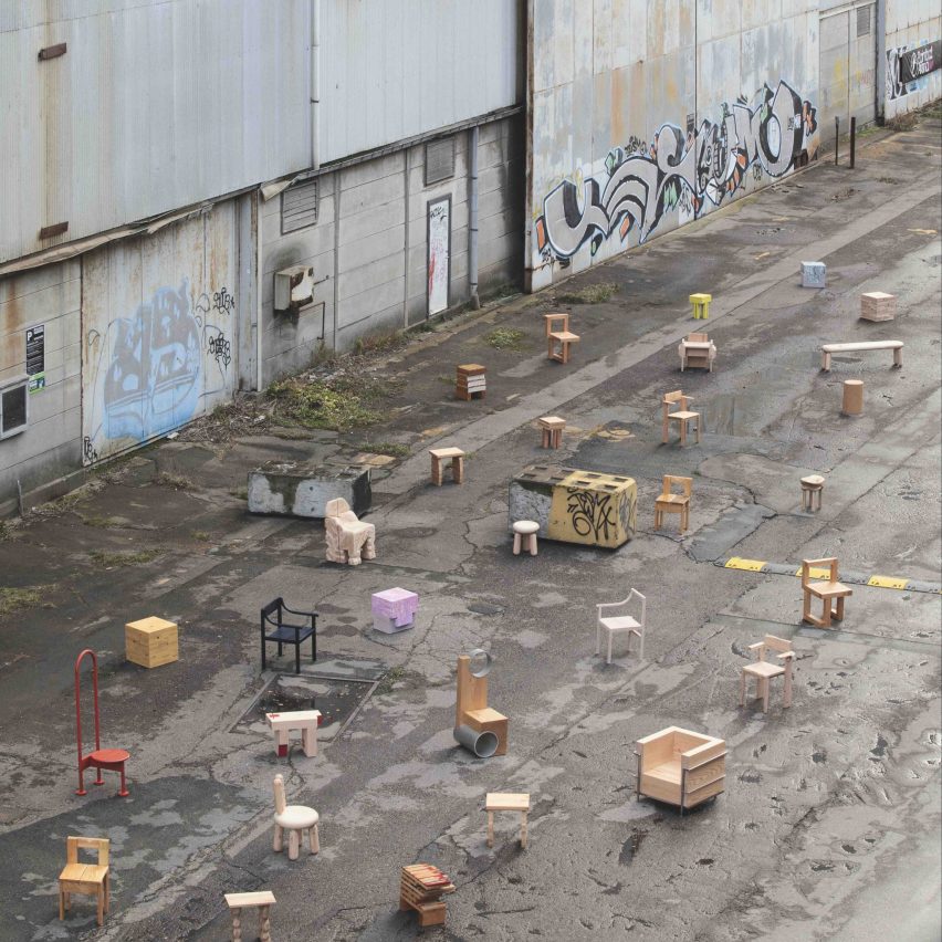 Spatial design by TABLEAU and Ari Prasetya for the café at Copenhagen Contemporary by TABLEAU