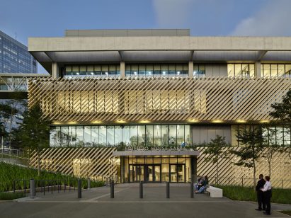 Exterior with brise soleil