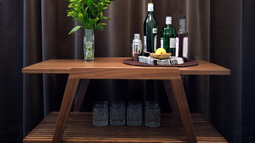 Slatted Tea Cart by Smilow Design
