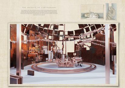 A render of The Institute of Cartography.