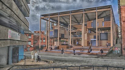 A render of The Preston Cultural Exchange