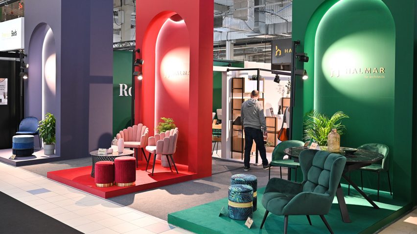 Furniture on display at Warsaw Home and Contract