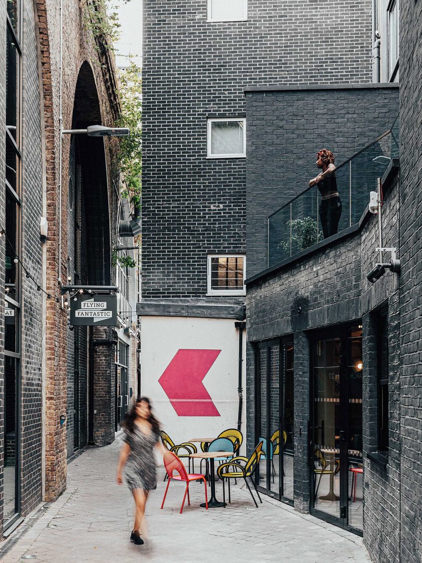 Exterior of The Africa Centre in London, designed by Freehaus
