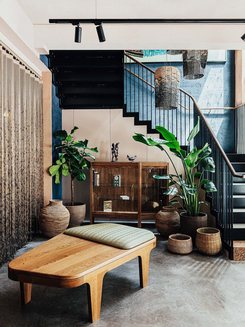 Interiors of The Africa Centre in London, designed by Freehaus