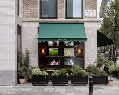 Exterior of Aimé Leon Dore's London flagship store