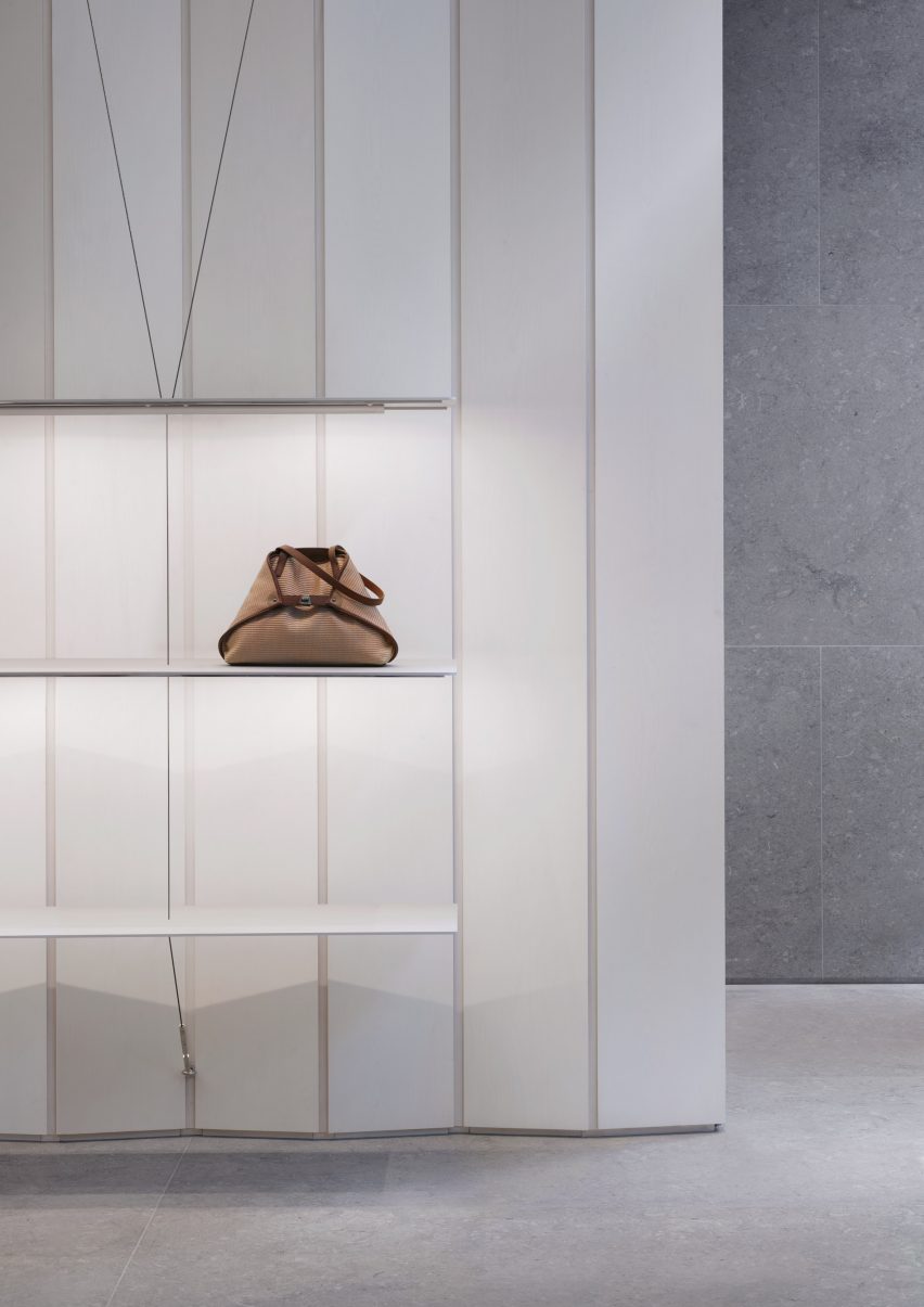 Shelving detail