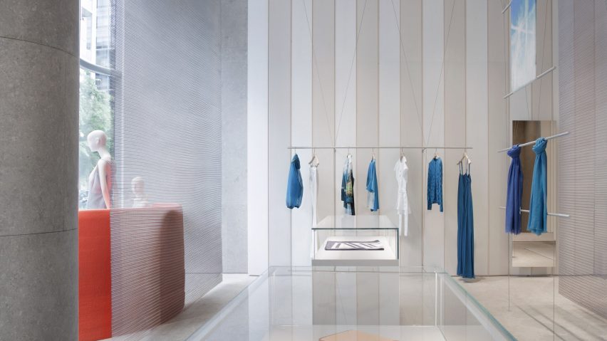 David Chipperfield Architects designs minimal Akris boutique in Washington DC