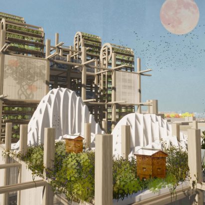 Architecture student project at Norwich University of the Arts
