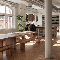 The interiors of Asket's office