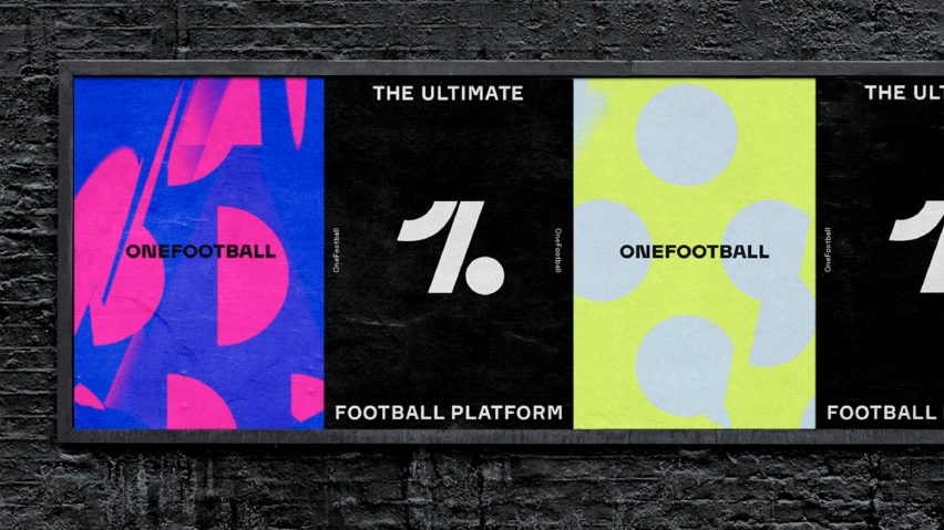 Graphics of colourful street posters
