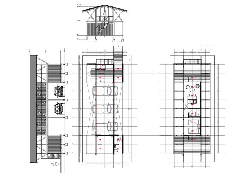 Floor plans and sections