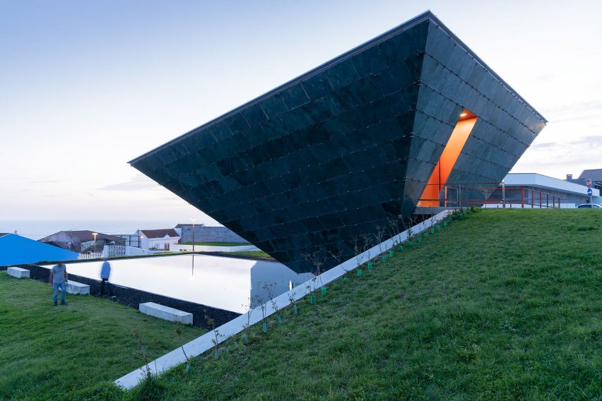 Exterior of the Chapel of Eternal Light by Bernardo Rodrigues Architects