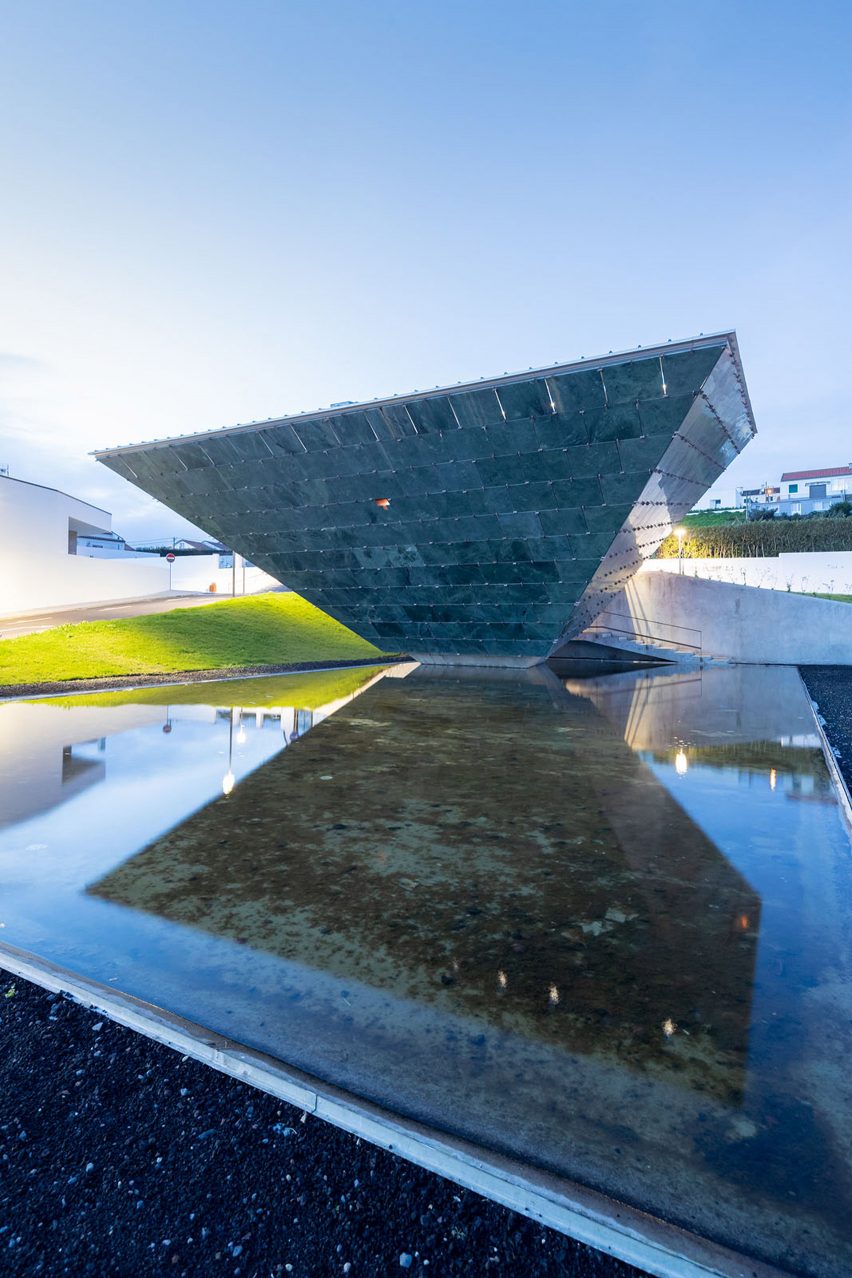 Exterior of the Chapel of Eternal Light by Bernardo Rodrigues Architects