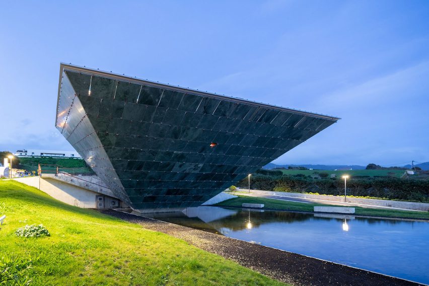 Exterior of the Chapel of Eternal Light by Bernardo Rodrigues Architects