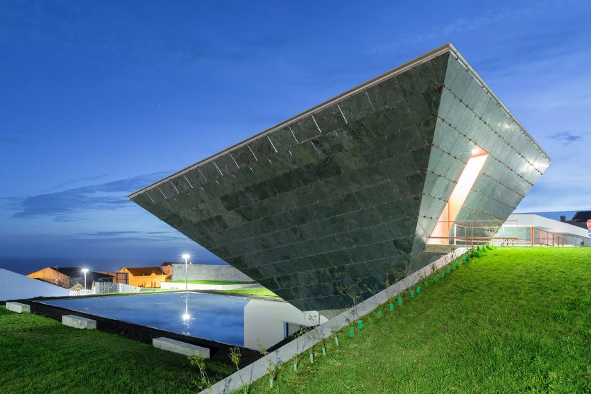 Exterior of the Chapel of Eternal Light by Bernardo Rodrigues Architects