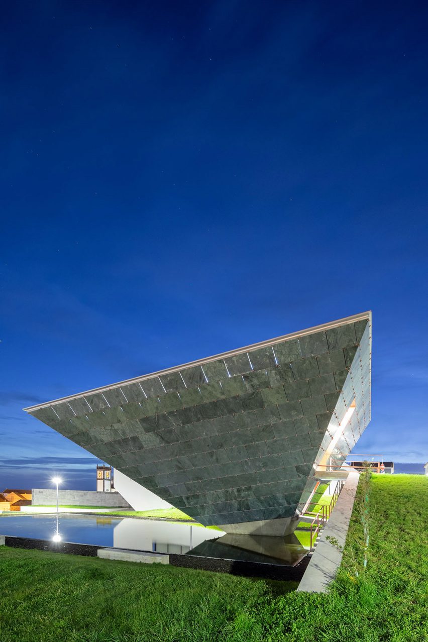 Exterior of the Chapel of Eternal Light by Bernardo Rodrigues Architects
