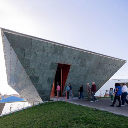 Exterior of Chapel of Eternal Light by Bernardo Rodrigues Architects