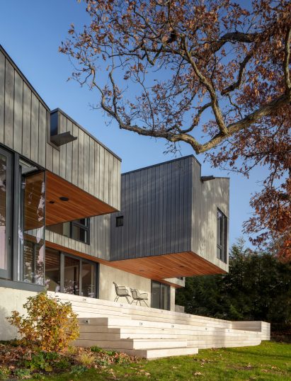 Grey-stained boards