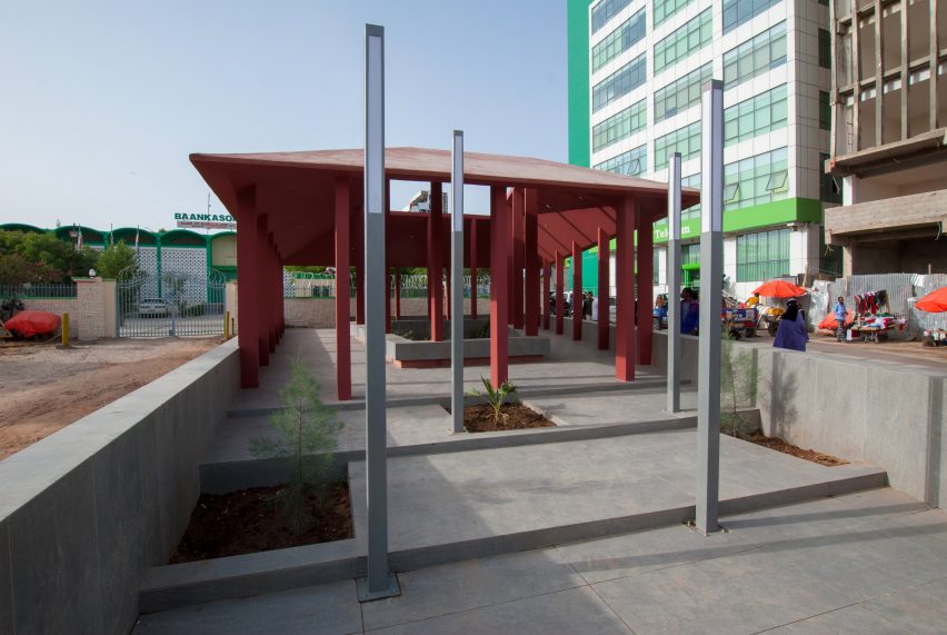 Exterior of Courtyard Pavilion in Somaliland by Rashid Ali Architects