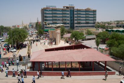 Pink pavilion in Somaliland