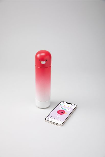 A photo of an app that motivates women with iron deficiency to adhere to their medical regime through managing their iron intake
