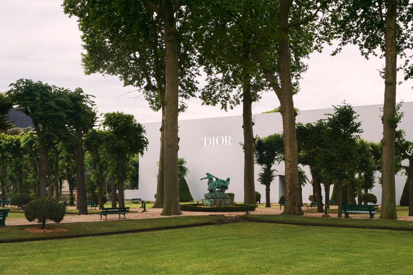 Villa Eugénie created a country home and garden runway for Dior's Spring Summer 2023 menswear show