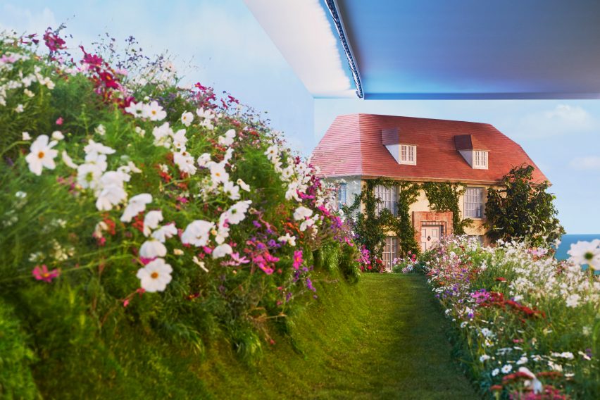 Villa Eugénie created a country home and garden runway for Dior's Spring Summer 2023 menswear show
