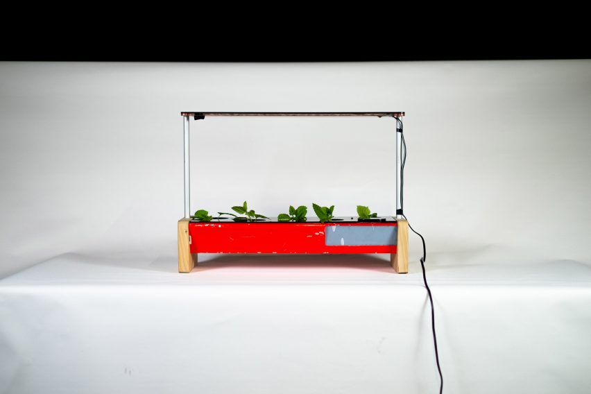 Flower planter made from old e-scooters