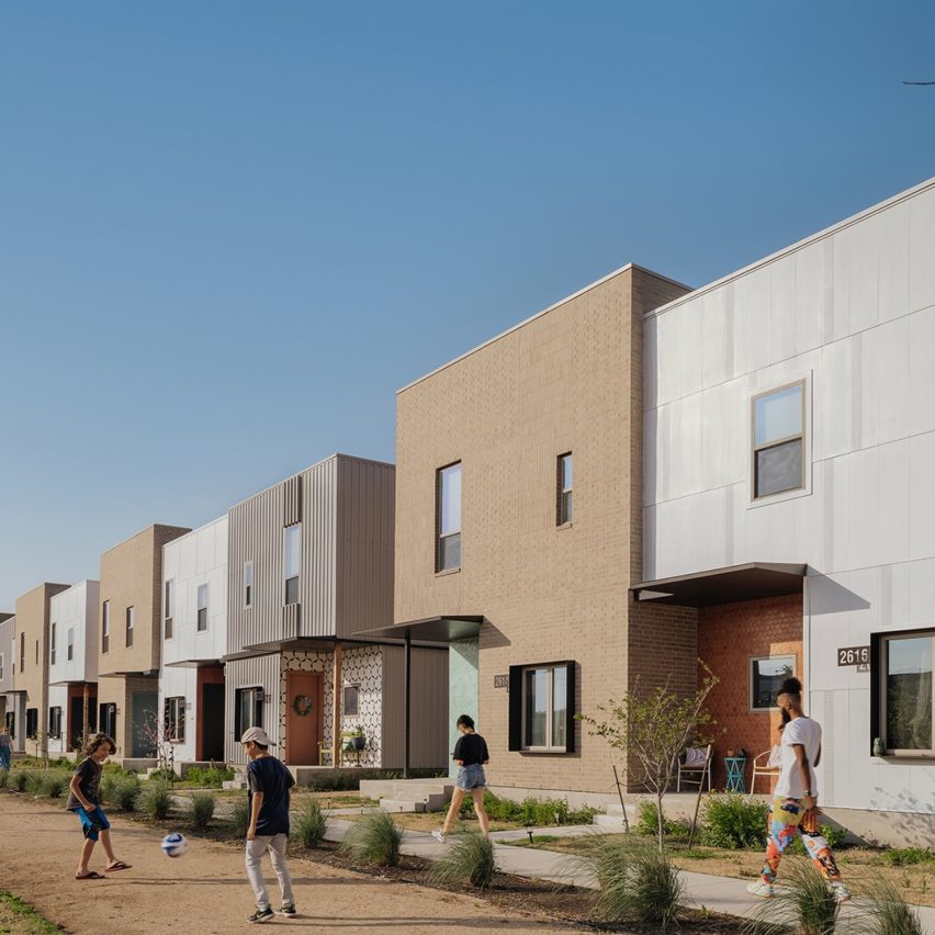 Austin Habitat for Humanity Mueller Row Homes by Michael Hsu Office of Architecture