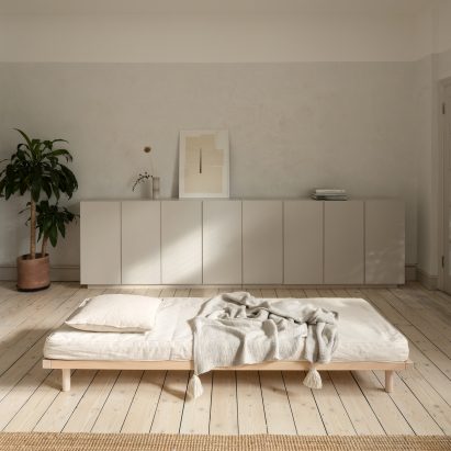 Wooden floorboards