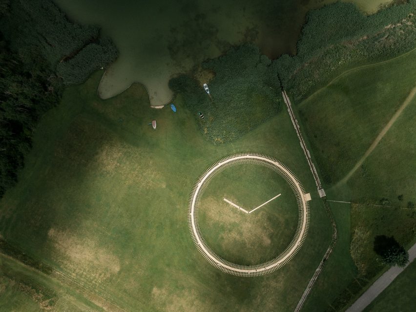 An aerial view of Ephemeral Ring