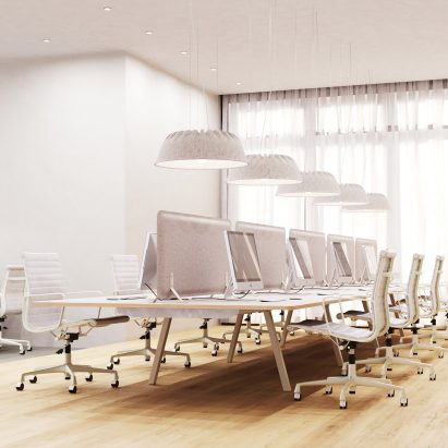 Fost Bulb PET felt acoustic lamp by De Vorm
