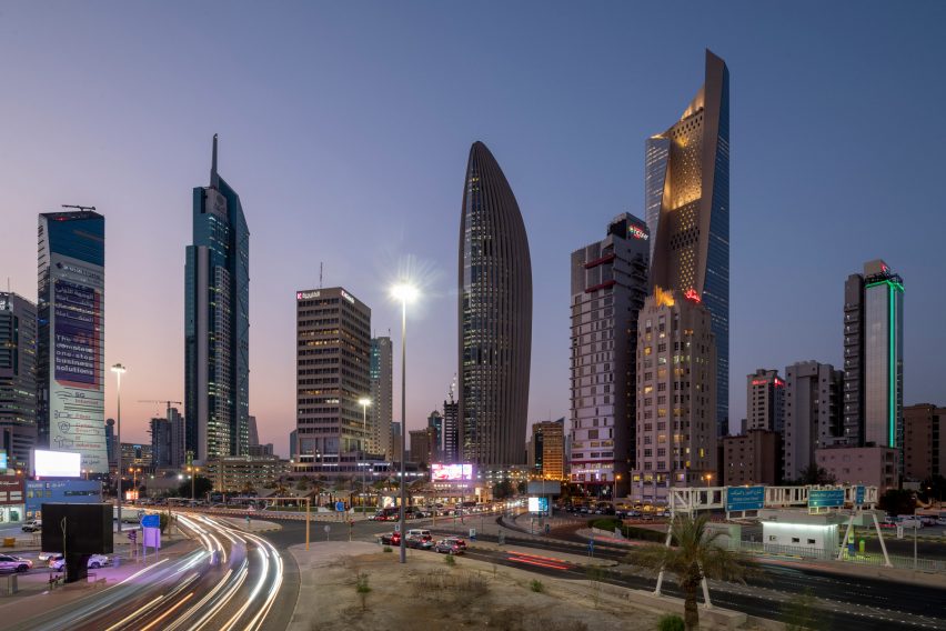 National Bank of Kuwait Headquarters supertall skyscraper by Foster + Partners