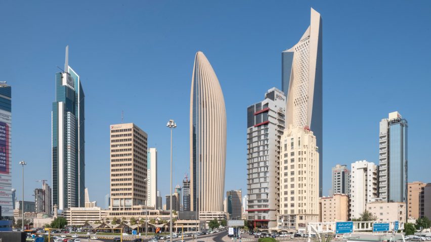 National Bank of Kuwait Headquarters supertall skyscraper by Foster + Partners